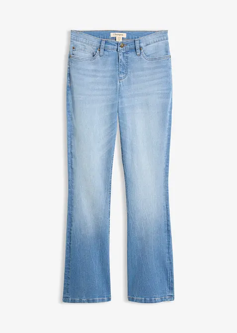 Bootcut Jeans High Waist, Comfort Stretch, bonprix