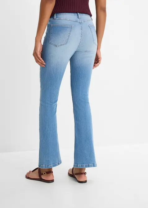 Bootcut Jeans High Waist, Comfort Stretch, bonprix