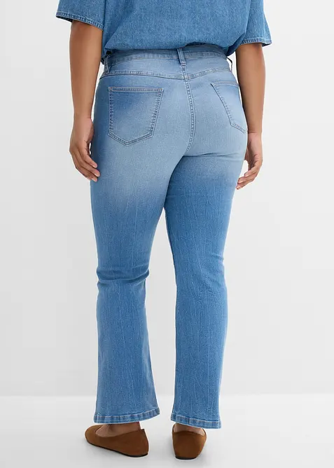 Bootcut Jeans High Waist, Comfort Stretch, bonprix
