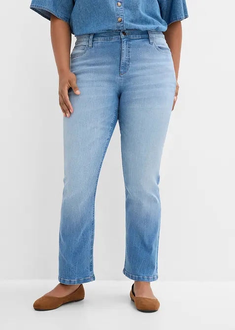 Bootcut Jeans High Waist, Comfort Stretch, bonprix