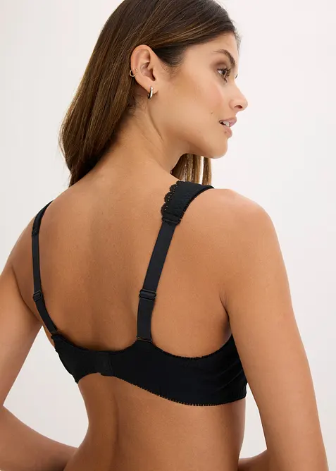 Minimizer-BH i T-shirtmodell med bygel och ekologisk bomull (2-pack), bonprix