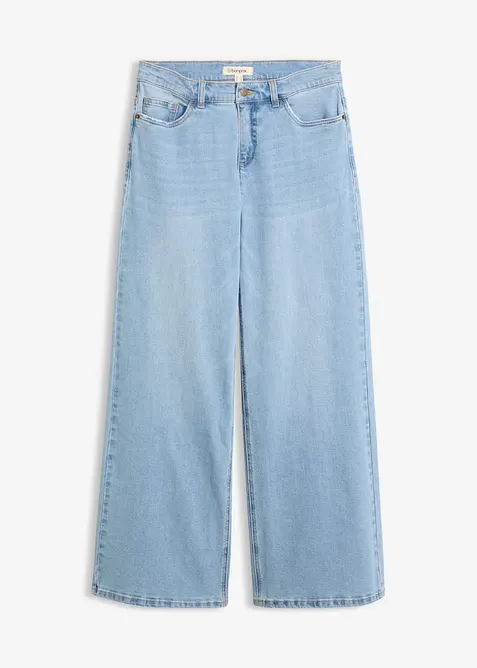 Wide Leg-jeans Mid Waist, bonprix