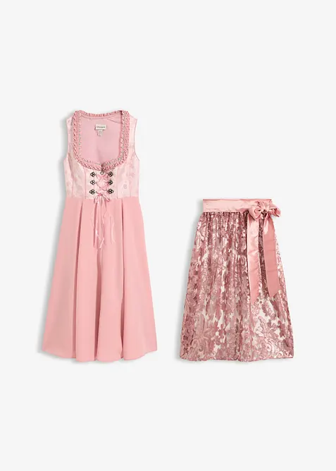 Dirndl med paljettf&ouml;rkl&auml;de (2 delar), bonprix