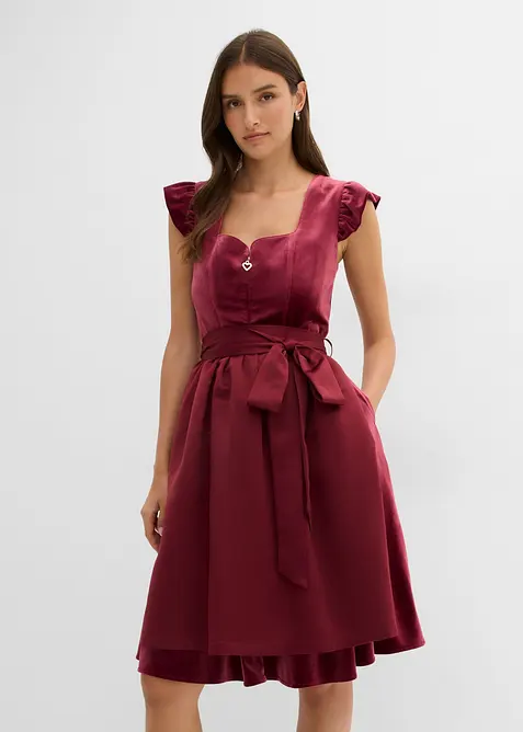 Dirndl och f&ouml;rkl&auml;de (2-delat set), bonprix
