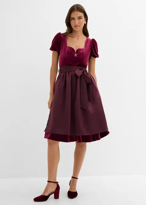Dirndl och f&ouml;rkl&auml;de (2 delar), bonprix