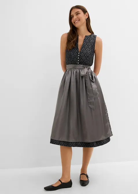 Dirndl med f&ouml;rkl&auml;de (set i 2 delar), bonprix