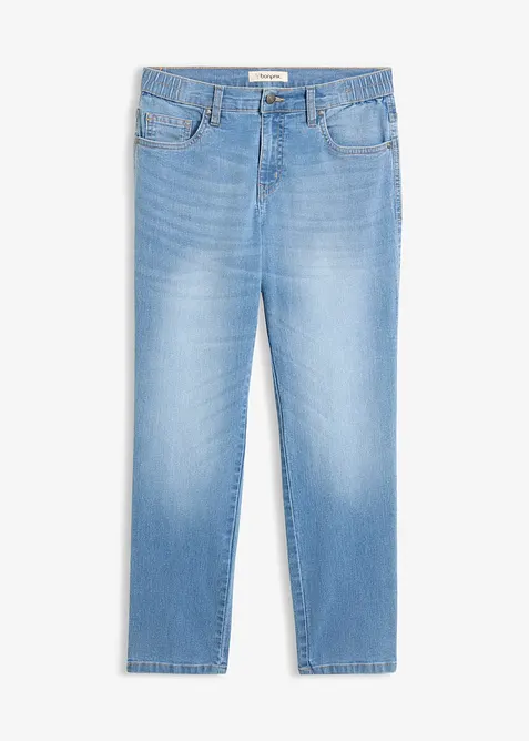 Straight Jeans Mid Waist cropped, bonprix