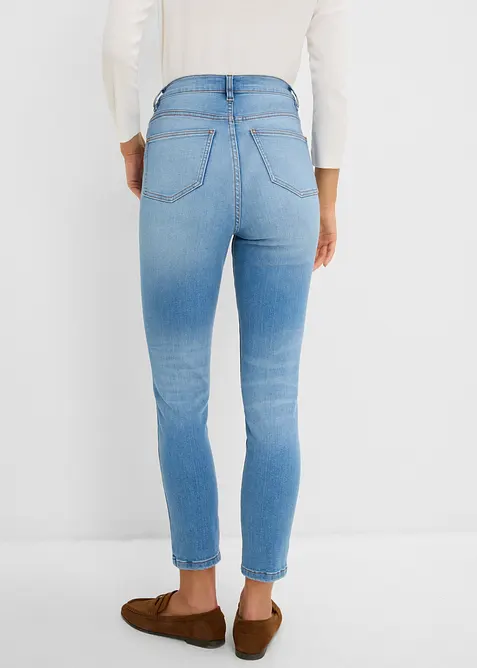 Skinny jeans High Waist cropped, bonprix
