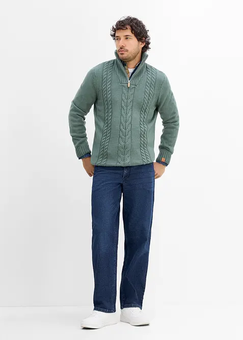 Loose Fit Stretch Jeans, Straight, bonprix