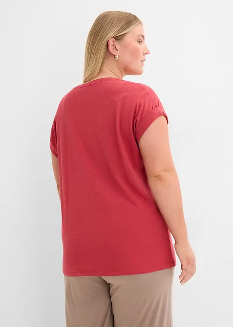L&aring;ng topp i ekologisk bomull (2-pack), bonprix
