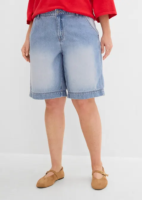 Jeansshorts Mid Waist, bonprix