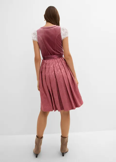 Dirndl med paljettf&ouml;rkl&auml;de (2 delar), bonprix