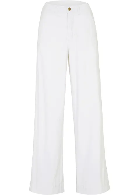 Wide Leg Jeans High Waist, Stretch, bonprix