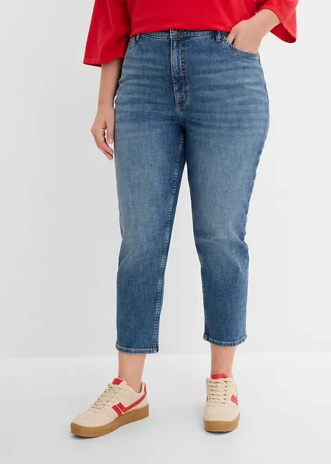 Slim Fit Jeans, High Waist, cropped, bonprix