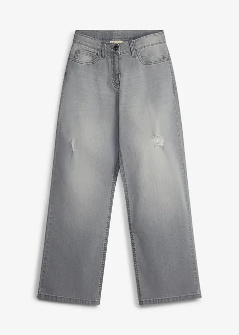 Wide Leg Jeans Mid Waist, bonprix