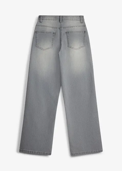 Wide Leg Jeans Mid Waist, bonprix