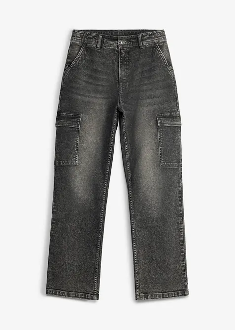 Vida cargojeans Mid Waist, bonprix