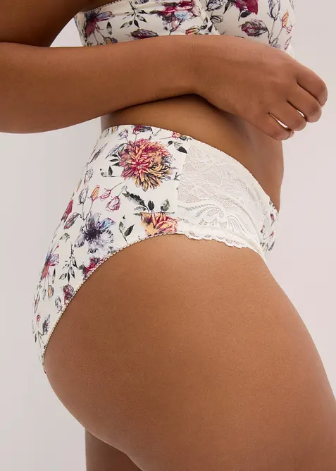 Maxitrosa med blomm&ouml;nster (2-pack), bonprix