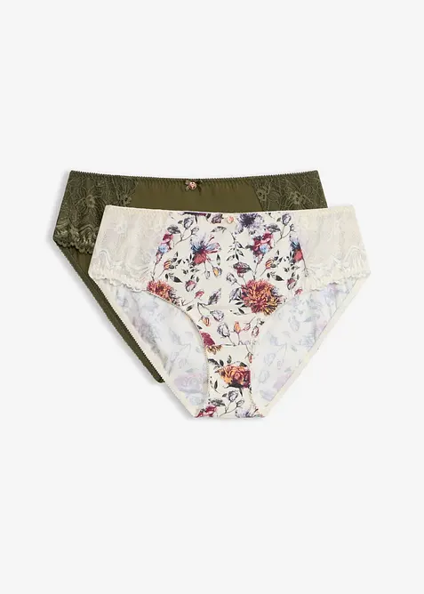 Maxitrosa med blomm&ouml;nster (2-pack), bonprix
