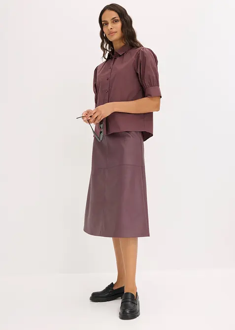 Blus av bomullsmix, bonprix
