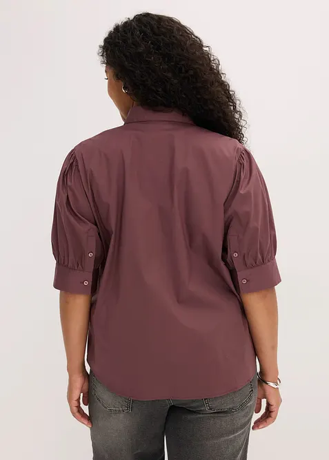 Blus av bomullsmix, bonprix