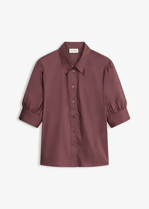 Blus av bomullsmix, bonprix