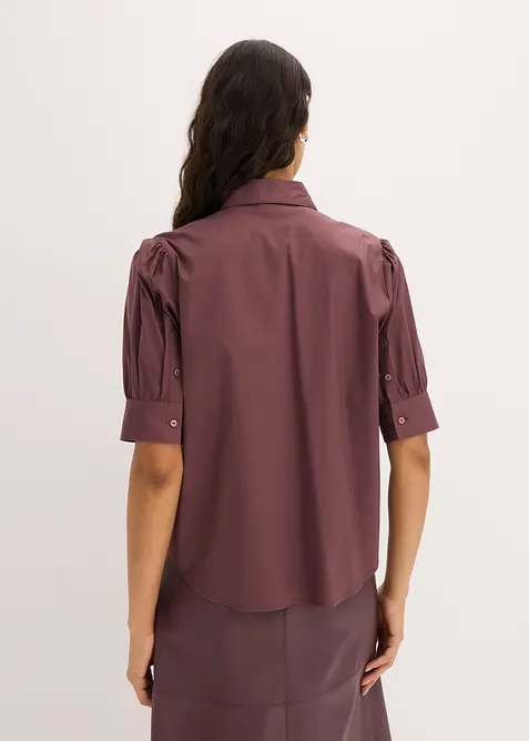 Blus av bomullsmix, bonprix