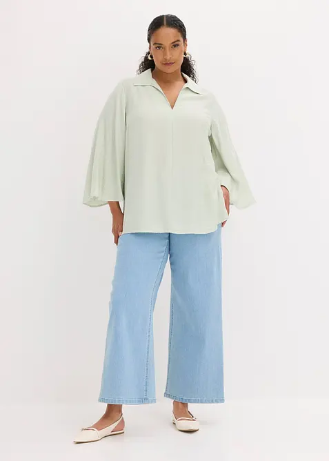 Blustunika av mjuk viskosmix, bonprix