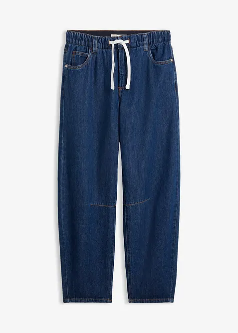 Barrel Jeans Mid Waist, cropped, bonprix