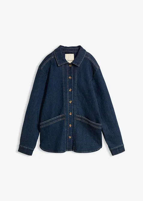 Jeansjacka med ekologisk bomull, bonprix
