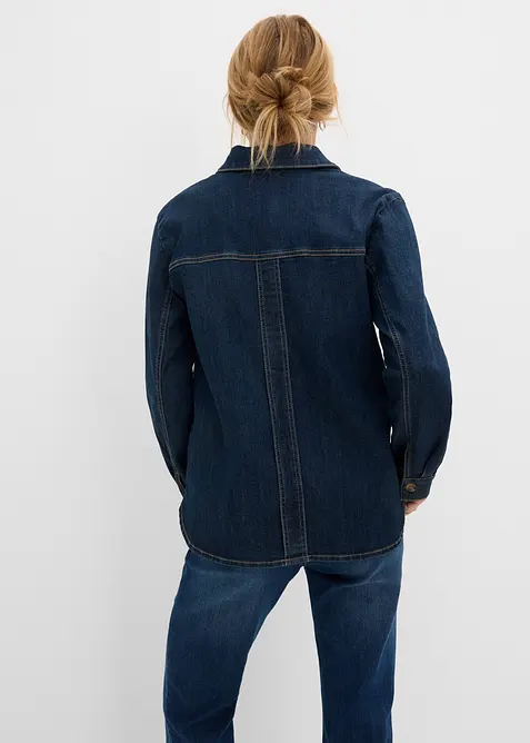 Jeansjacka med ekologisk bomull, bonprix