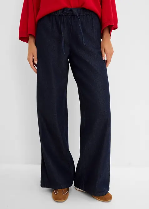 Tunna Wide Leg Jeans Mid Waist, bonprix