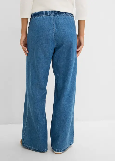 Tunna Wide Leg Jeans Mid Waist, bonprix