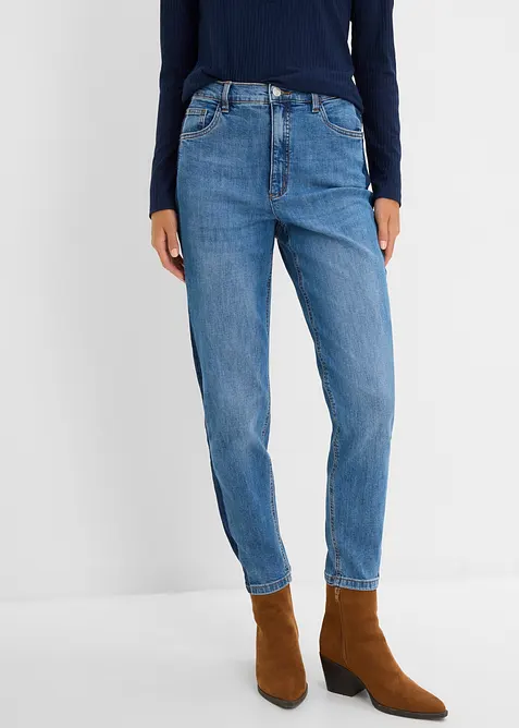 Mom Jeans High Waist, cropped, bonprix