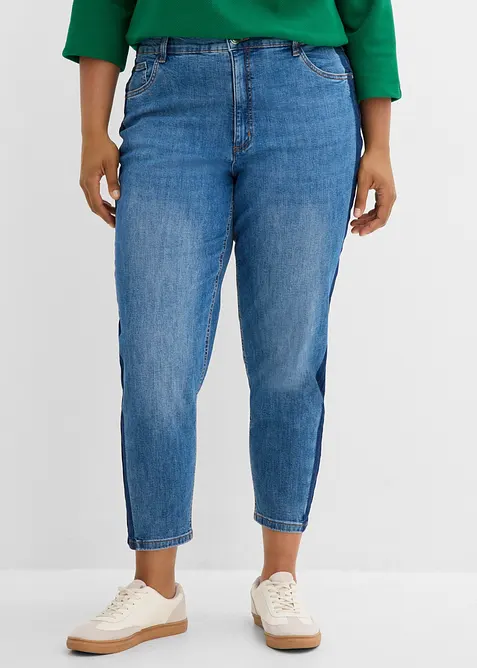 Mom Jeans High Waist, cropped, bonprix