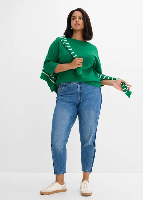 Mom Jeans High Waist, cropped, bonprix