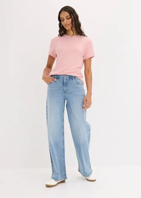 T-shirt i viskosmix, bonprix