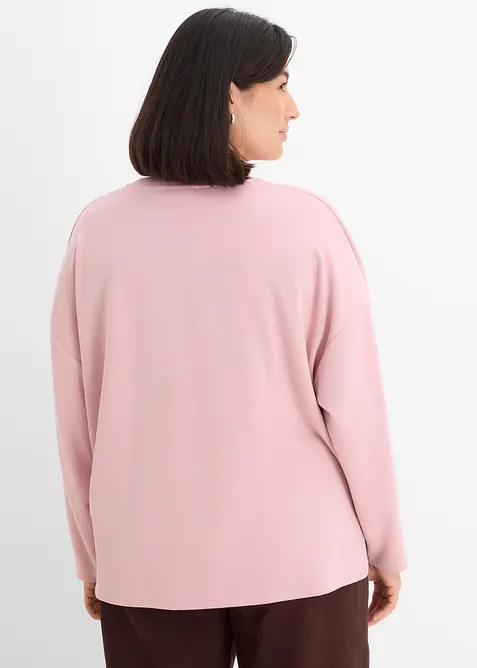 Oversizesweatshirt i viskosmix, bonprix