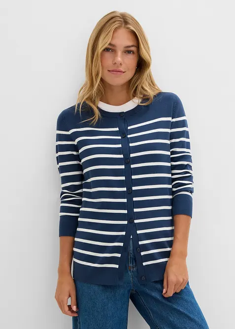 Finstickad cardigan, bonprix