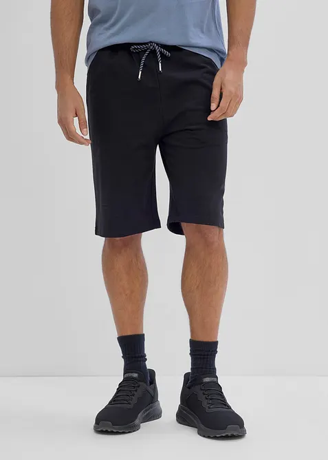 Sweatshirtshorts av ekologisk bomull, bonprix