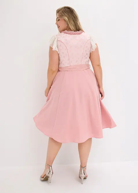 Dirndl med paljettf&ouml;rkl&auml;de (2 delar), bonprix