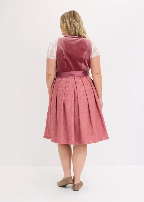 Dirndl med paljettf&ouml;rkl&auml;de (2 delar), bonprix