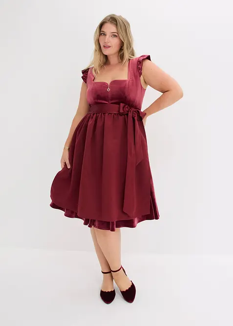 Dirndl och f&ouml;rkl&auml;de (2-delat set), bonprix