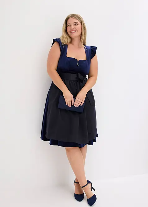 Dirndl och f&ouml;rkl&auml;de (2-delat set), bonprix