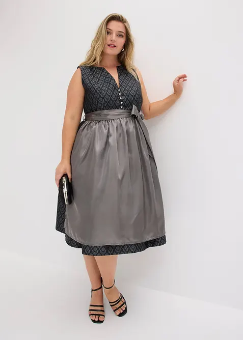 Dirndl med f&ouml;rkl&auml;de (set i 2 delar), bonprix