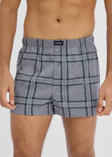 Boxerkalsong vid (3-pack), bonprix