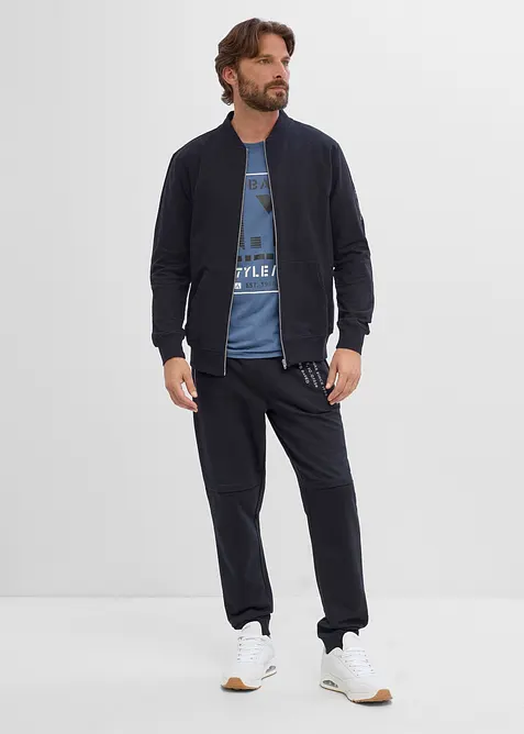Sweatshirtjacka av ekologisk bomull, bonprix