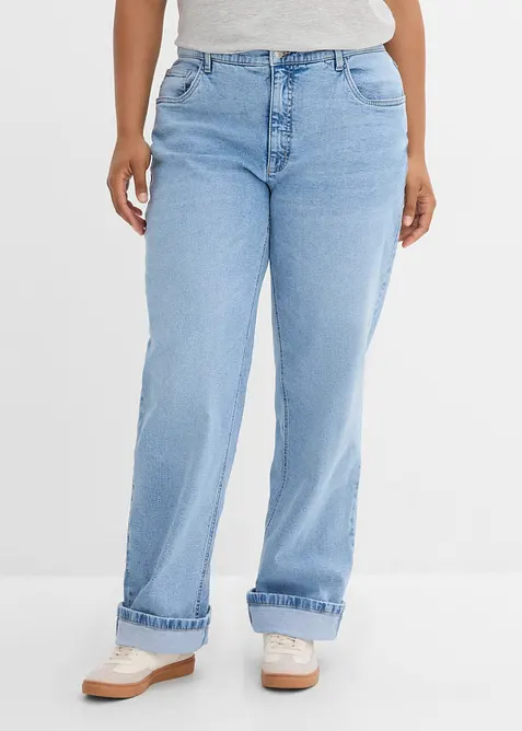 Loose Straight Jeans High Waist, bonprix