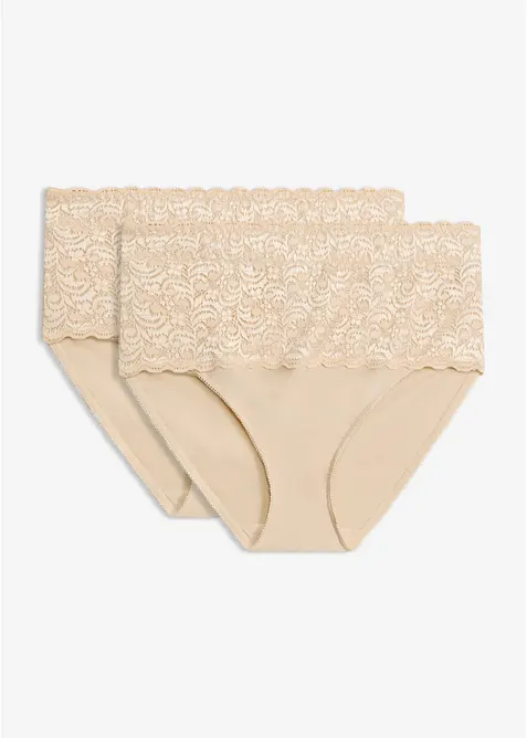 Trosa med kraftigt formande effekt (2-pack), bonprix