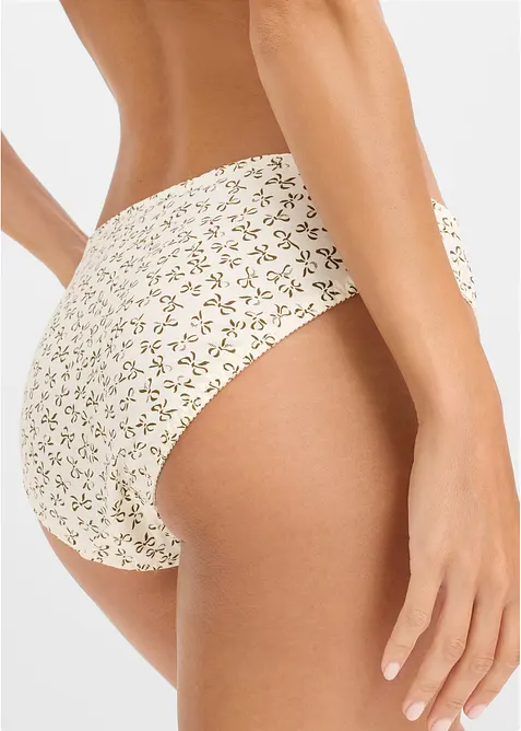Trosa med feminint m&ouml;nster (3-pack), bonprix